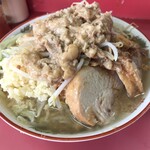 ラーメン二郎 - 大ラーメン豚2枚。