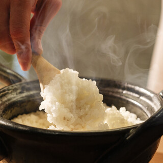 "Earthen pot rice" that changes with the seasons and allows you to discover new deliciousness