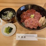 Sushi Kiraku - 天然本鮪の中落丼