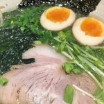 麺処ガンテツ - 「塩ラーメン」(820円)+トッピング「味玉」(150円)