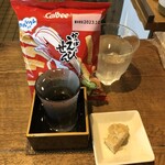 麹町いづみや しろ - カルビーかっぱえびせん、熊本 五ッ木 山うにとうふ、一本義 Limited 純米吟醸無ろ過生原酒