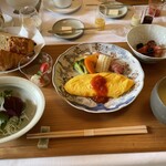 御宿 竹林亭 - 朝食は洋食にしました。
