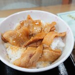 ひたちやそばや - セットの焼肉丼