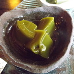 カフェ茶屋 珈夢 - 「抹茶三昧」抹茶ゼリー　H25.9月撮影