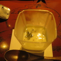燈々庵 - 枝豆冷製スープ