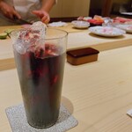 Edomaezushi Sushifuku - ☆6.5赤ぶどうジュース