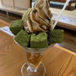 七宗御殿 白川園本舗七宗店 - ほうじ茶パフェ