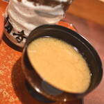 Hatsune Zushi - ちらし（１，０００円）の味噌汁２０２３年７月