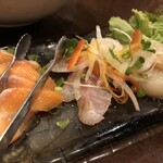 Bisutorosakabasambino - 海鮮カルパッチョ