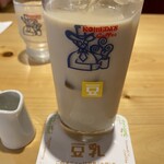 Komeda Kohi Ten - アイス豆乳コーヒー　ガムシロップ別添