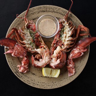Our signature menu: fresh lobster