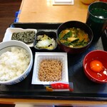 なか卯 - 納豆朝食（ごはん小盛）［340円］