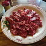 焼肉工房　わらく - 上ロース、上ハラミ