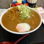 吉野屋 - 冷やしころカレーきしめん（１.２盛り）。