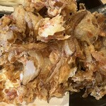 手打ちうどん さわいち＆サクラブルワリー - 桜海老のかき揚げ　断面