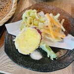 そば処 いちい - 野菜天ぷらの盛り合わせ