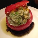 22 - ずわいガニとアボカドのトマトファルシ