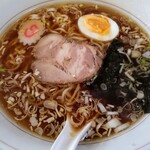 日本一桃太郎ラーメン - 料理写真:Cセット。昔ながらのラーメンと半チャーハン950円。