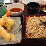 和食レストランとんでん - 天ぷらそばセット