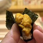 兄弟寿し - 道産 紫雲丹 海苔は三河産