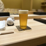 兄弟寿し - 生ビール麒麟一番搾り