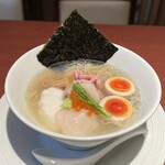 酒肴場 屯 - 【限定】冷やしらぁ麺　がごめ昆布水×陸奥湾産ホタテ出汁¥1350