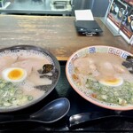 大砲ラーメン - 食べ比べセット　990円