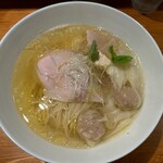 麺 ふじさき - 塩ワンタンらぁめん