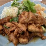 お食事処大吉 - 鶏丁定食 800円