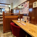 コメダ珈琲店 - カウンター席