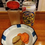 俺の中華たなか家 - 先着していた「のどごし生」には「サービスおつまみ」が♬