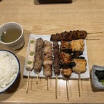 Isehiro - やきとり定食 7串