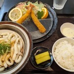 花ゆず - 伊勢うどんセット♪990円。