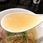 麺匠至誠 - 貝出汁の蛤スープ最高に美味しい