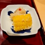 銀座 しのはら - 鱧とトウモロコシの天婦羅