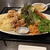 Kamesennin Shokudou - 玉子炒飯と唐揚げと海老フライのランチ