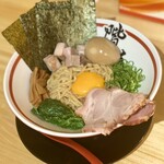 ラーメン階杉 - 特製地鶏の冷やし鶏油まぜそば