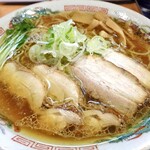 麺のあんまる + らーめん亨 - 鶏ガラ醤油らーめん