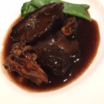 マッシュルーム - 牛ほほ肉の赤ワイン煮込み