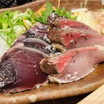 土佐清水ワールド 梅田お初天神店 - 鰤もカツオも塩で食べてね(*^^*)♡