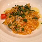 リストランテ ラ チャウ - アサリとパプリカのトマトソースリゾット