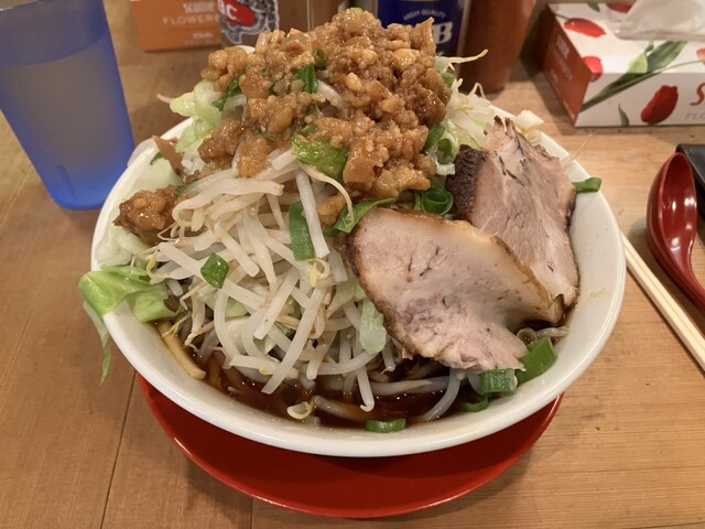 汁なし(並) 麺増し ヤサイ ニンニク アブラ 1,000円』by 2eea9e