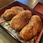 Oshidate Sabou - ソースカツ丼のヒレ。まさかのお重