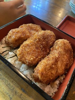 오시다테 사보우 - 소스 가츠동 히레. 뜻밖의 중탕