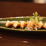 まるだ。 - いぶりがっことクリームチーズサンド♪