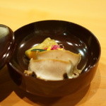 日本料理 たかむら - 塩蒸し鮑　　５時間かかってます