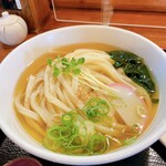 手打ちうどん 自遊席 - 関西風かけだし　並盛り