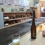 じゅう廣 - 鉄板のあるカウンター