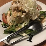 Uotami - 蒸し鶏と豆腐のごまサラダ