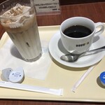 ドトールコーヒーショップ - ホットコーヒー、アイスカフェオレ